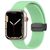 Mobigear Sport Mag Siliconen Apple Watch Bandje Magneetsluiting - 42/41/40/38 mm - Pastelgroen