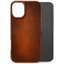 Mobilize Premium iPhone 16 Plus MagSafe Hoesje Echt Leer Backcover - Burned Cognac