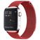 Mobigear Loop Milanese Apple Watch Bandje Magneetsluiting - 49/46/45/44 mm - Rood