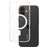 CARE by PanzerGlass Flagship iPhone 16 MagSafe Hoesje Hardcase Backcover - Transparant / Wit