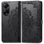 Mobigear Dreamcatcher OPPO A98 Hoesje Bookcase Portemonnee - Zwart