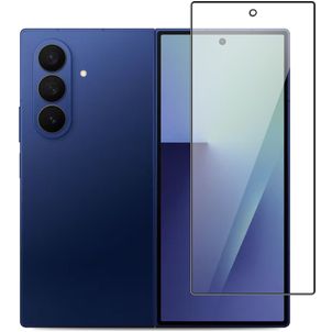 Mobigear Premium Samsung Galaxy Z Fold 7 Glazen Screenprotector - Case Friendly - Zwart