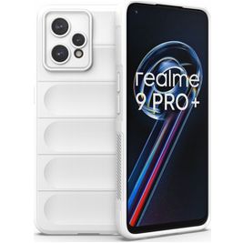 Mobigear Bumpy Realme 9 Pro Plus Hoesje Flexibel TPU Backcover - Wit