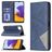 Mobigear Rhombus Slim Samsung Galaxy A22 5G Hoesje Bookcase - Blauw