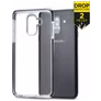 Mobilize Shatterproof Samsung Galaxy A6 Plus (2018) Hoesje Hardcase Backcover Shockproof - Transparant / Zwart