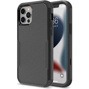 Mobigear Ultra Tough iPhone 14 Hoesje Hardcase Backcover Shockproof - Zwart