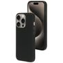 Mobiparts iPhone 15 Pro Siliconen Hoesje Backcover - Zwart