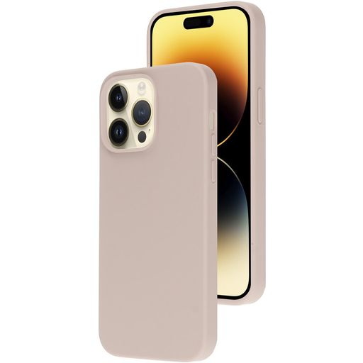Mobiparts iPhone 14 Pro Max Siliconen Hoesje Backcover - Soft Salmon