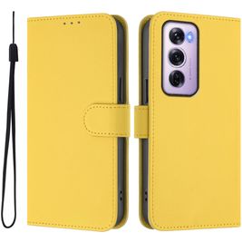 Mobigear Urban Wallet OPPO Reno 12 Pro Hoesje Bookcase Portemonnee - Geel