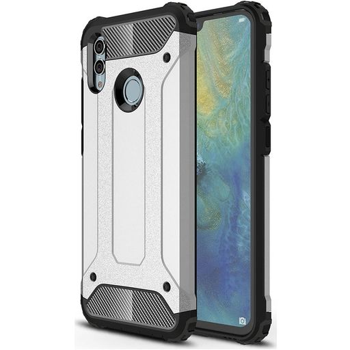Mobigear Outdoor Huawei P Smart (2019) Hoesje Hardcase Backcover Shockproof - Zilver