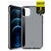 ITSkins SpectrumClear iPhone 12 Hoesje Flexibel TPU Backcover Shockproof - Smoke