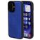 Mobiparts Classic iPhone 16 MagSafe Hoesje TPU,Kunstleer Backcover - Sapphire Blue