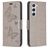 Mobigear Butterfly Samsung Galaxy S24 Hoesje Bookcase Portemonnee - Grijs