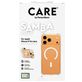 CARE by PanzerGlass Fashionable Doorzichtig iPhone 17 Pro Max Siliconen MagSafe Hoesje Backcover - Transparant