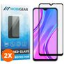 Mobigear Premium Xiaomi Redmi 9 Glazen Screenprotector - Case Friendly - Zwart (2-Pack)