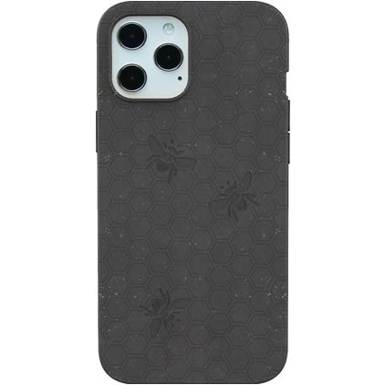 Pela Case iPhone 12 Pro Max Hoesje Eco Friendly Backcover Shockproof - Zwart