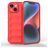 Mobigear Bumpy iPhone 15 Hoesje Flexibel TPU Backcover - Rood