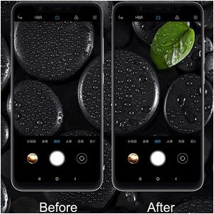 Mobigear Samsung Galaxy A70 Glazen Camera Lens Protector - Case Friendly