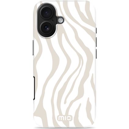 MIO iPhone 17 MagSafe Hoesje Hardcase Backcover - Sandy Zebra