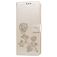 Mobigear Roses Xiaomi Redmi Note 9S Hoesje Bookcase Portemonnee - Goud
