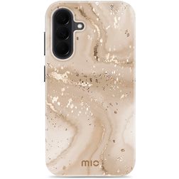 MIO Samsung Galaxy A37 MagSafe Hoesje Hardcase Backcover - Gold Marble