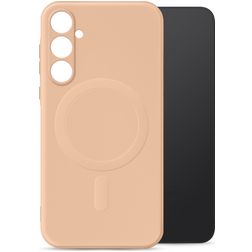 My Style Protective Flex Samsung Galaxy A35 MagSafe Hoesje Flexibel TPU Backcover - Soft Pink