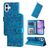 Mobigear Sunflower iPhone 17 Hoesje Bookcase Portemonnee - Blauw