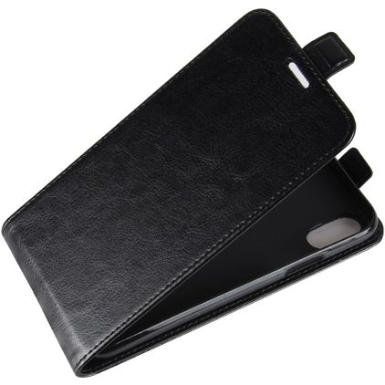 Mobigear iPhone X Hoesje Flipcase - Zwart