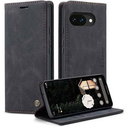 CaseMe 013 Google Pixel 10a Hoesje Bookcase Portemonnee - Zwart
