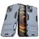 Mobigear Armor Stand iPhone 13 Hoesje Hardcase Backcover Shockproof met Standaard - Blauw