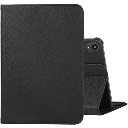 Mobigear DuoStand iPad Mini 6 (2021) Hoes Draaibare Bookcase - Zwart