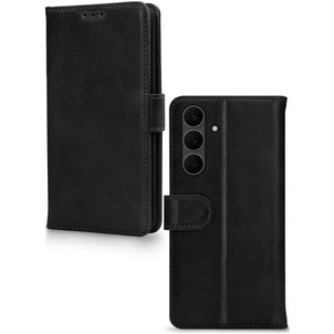 Mobilize Premium Gelly Samsung Galaxy S25 FE Hoesje Bookcase Portemonnee - Zwart