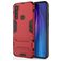 Mobigear Armor Stand Xiaomi Redmi Note 8T Hoesje Hardcase Backcover Shockproof met Standaard - Rood