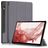 Mobigear Tri-Fold Samsung Galaxy Tab S9 Plus Hoes Bookcase + Stylus Houder - Grijs