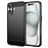 Mobigear Brushed Slim iPhone 16 Plus Hoesje Flexibel TPU Backcover - Zwart