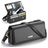 CaseMe ME30 Crossbody Telefoontasje - Large - Zwart