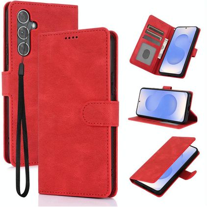 Mobigear Wallet Samsung Galaxy S26 Plus Hoesje Bookcase Portemonnee - Rood
