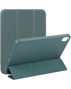 Mobigear Tri-Fold Gel iPad Mini 7 (2024) Hoes TPU / Kunstleer Bookcase - Groen