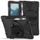 Mobigear SureGrip XGuard Lenovo Tab P11 Pro Gen 2 Hoes Hard kunststof / Siliconen Backcover + Stylus Houder + Standaard - Zwart