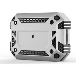 Mobigear Armor Apple AirPods Pro 2 Shockproof Hardcase Hoesje - Zilver