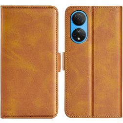 Mobigear Slim Magnet HONOR X7 Hoesje Bookcase Portemonnee - Cognac
