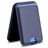 Mobigear Wallet Stand Pasjeshouder - 3 Pasjes - MagSafe Compatible - Blauw