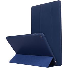 Mobigear Tri-Fold Gel iPad 9 (2021) Hoes TPU,Kunstleer Bookcase - Blauw