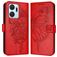 Mobigear Butterfly HONOR X7A Hoesje Bookcase Portemonnee - Rood