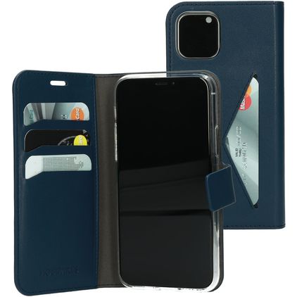 Mobiparts Classic Wallet iPhone 11 Pro Hoesje Bookcase Portemonnee - Blauw