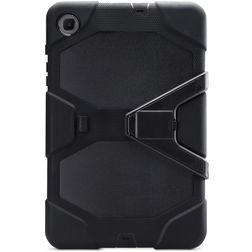 Xccess Survivor Essential Samsung Galaxy Tab S6 Lite Hoes Hard Kunststof,Siliconen Backcover + Standaard - Zwart