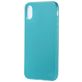 Mobigear Colors iPhone XS Max Hoesje Flexibel TPU Backcover - Turquoise