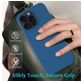 Mobigear Rubber Touch iPhone 16 Pro Max Siliconen Hoesje Backcover - Blauw