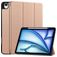 Mobigear Tri-Fold iPad Air 13 Inch (2026) Hoes Bookcase + Stylus Houder - Roségoud