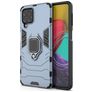 Mobigear Armor Ring Samsung Galaxy M53 Hoesje Hardcase Backcover Shockproof met Ringhouder - Blauw